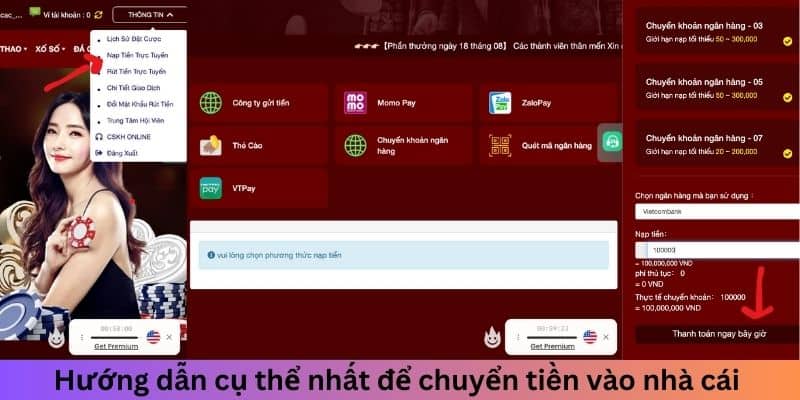 vay tiền viettel money nạp 18win